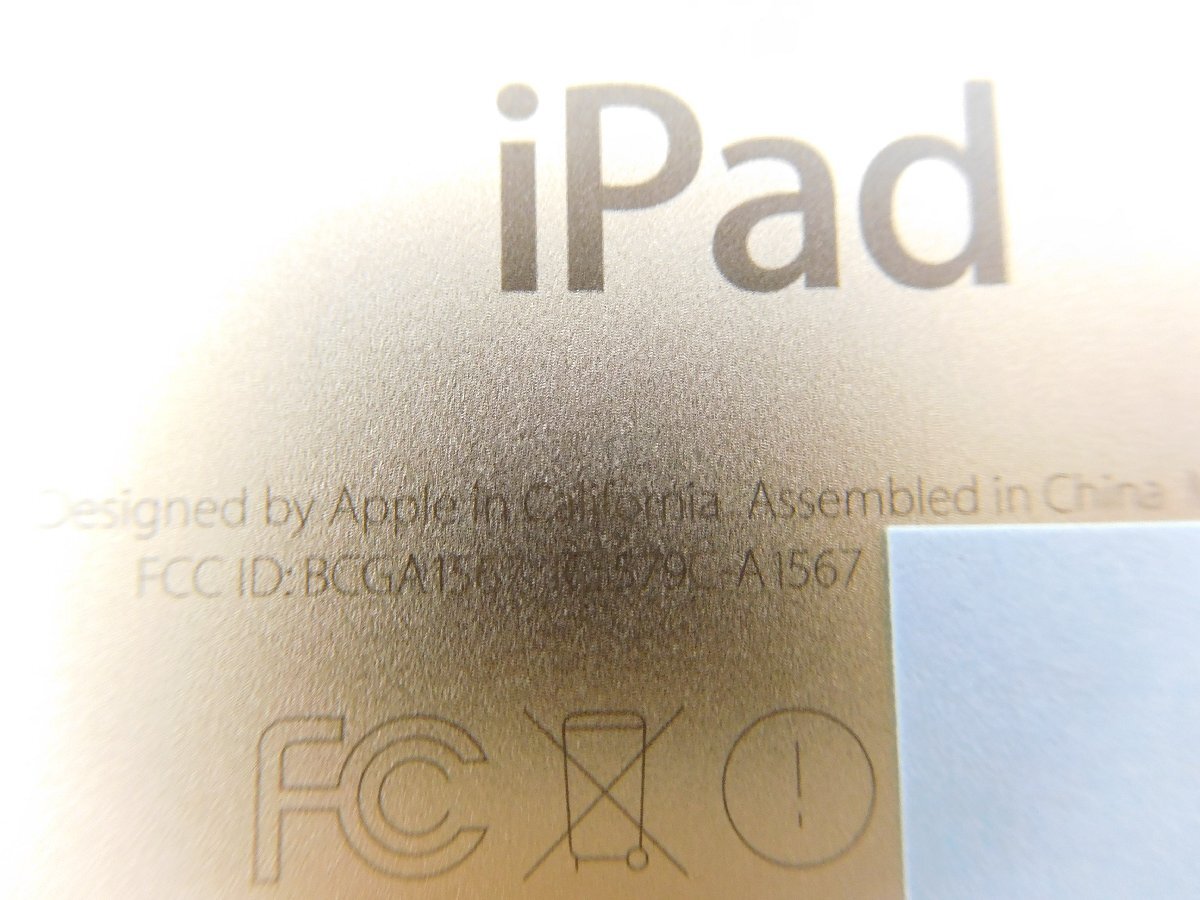 iPad Air 2 ゴールド ジャンク■タブレット■A1567 MNVR2J/A■32GB  9.7型■auネットワーク利用制限〇■アップル Apple■の画像7