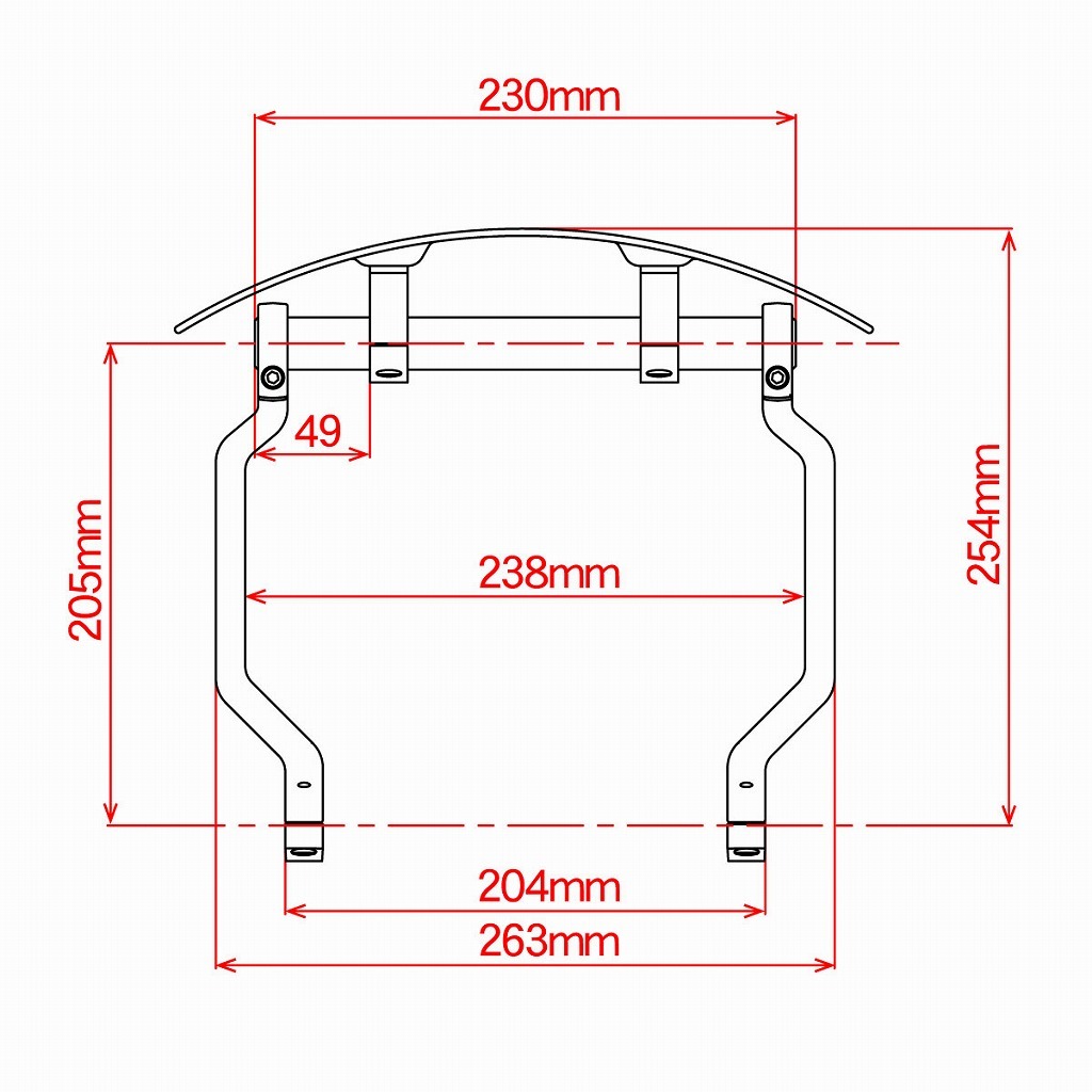 ZETA ZE70-5011 エクスプローラーウィンドシールド ハンドルブレース ライトスモーク スタンダードタイプ バイク 風 防ぐ 風防_画像7