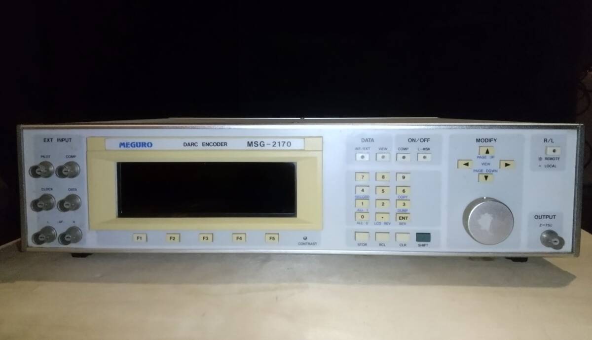 MSG-2170 目黒 FM多重 & FM stereo 標準信号発生器の画像1
