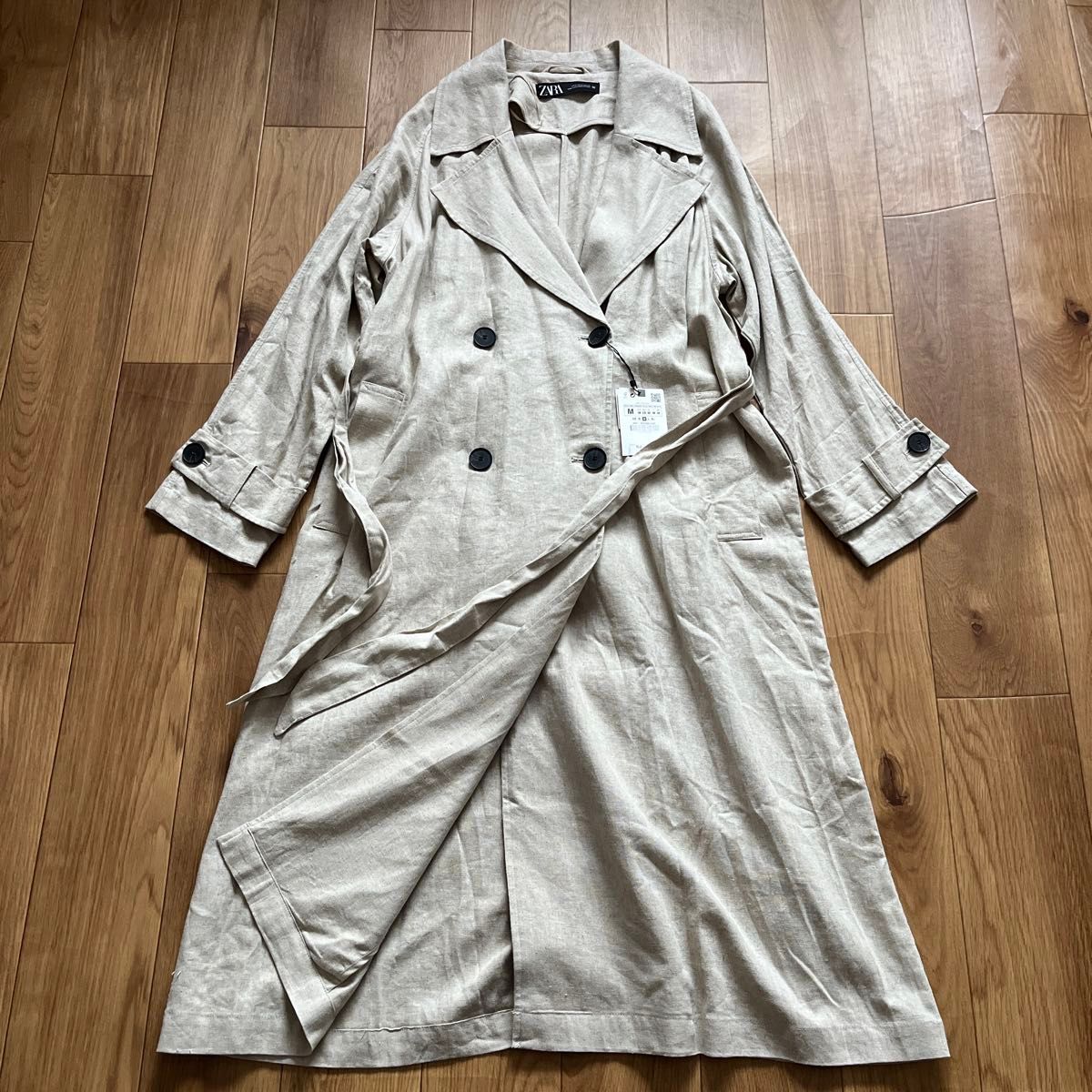 新品 ZARA ザラ リネントレンチ ロングコート|Yahoo!フリマ(旧 新品 ZARA ザラ リネントレンチ ロングコート|Yahoo!フリマ(旧