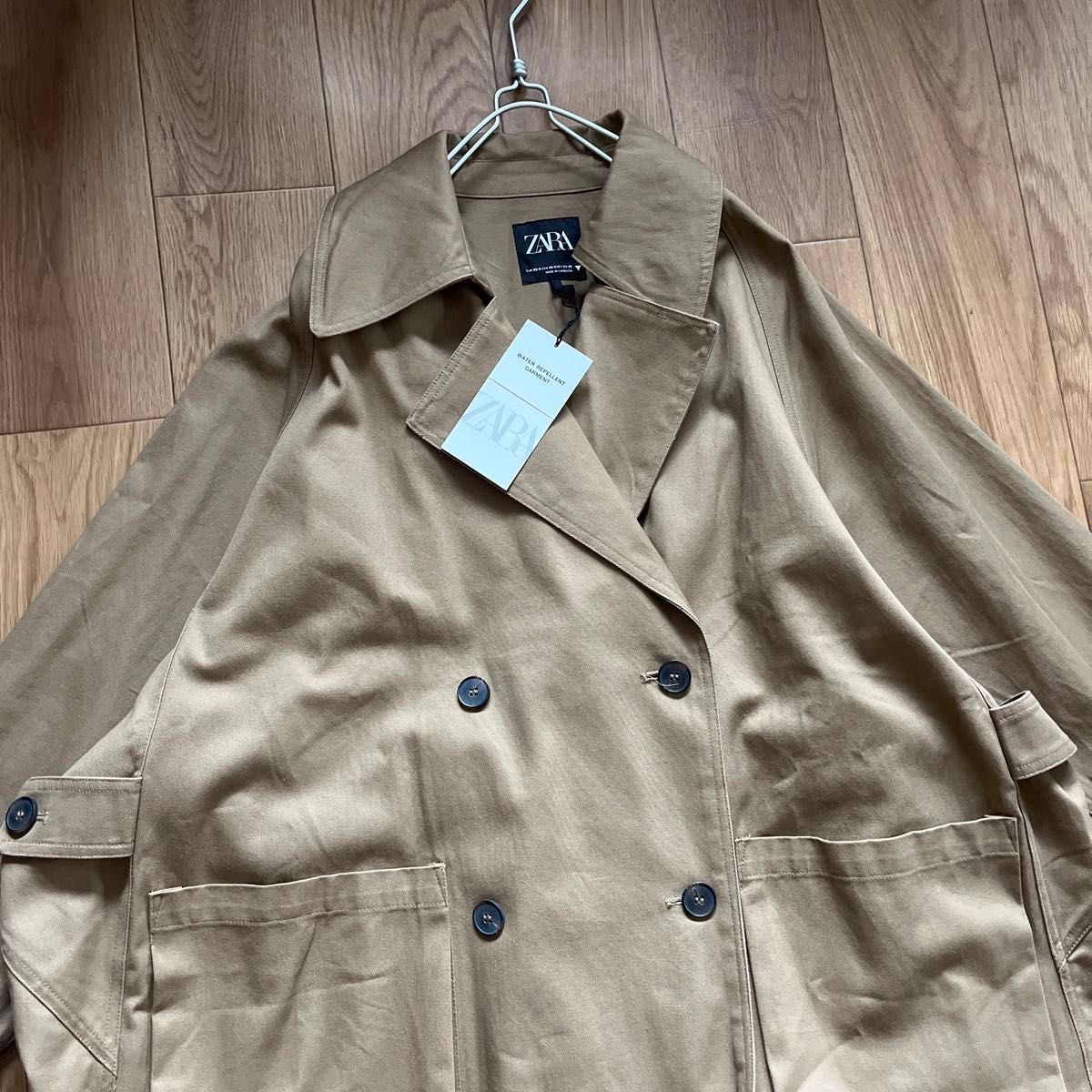 新品タグ付き ZARA ザラ ロングコート オーバーサイズ キャメル 新品タグ付き ZARA ザラ ロングコート オーバーサイズ キャメル