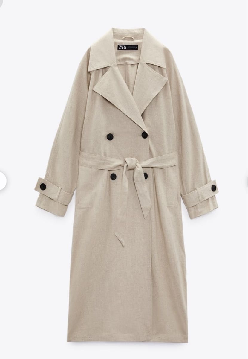 新品 ZARA ザラ リネントレンチ ロングコート|Yahoo!フリマ(旧 新品 ZARA ザラ リネントレンチ ロングコート|Yahoo!フリマ(旧