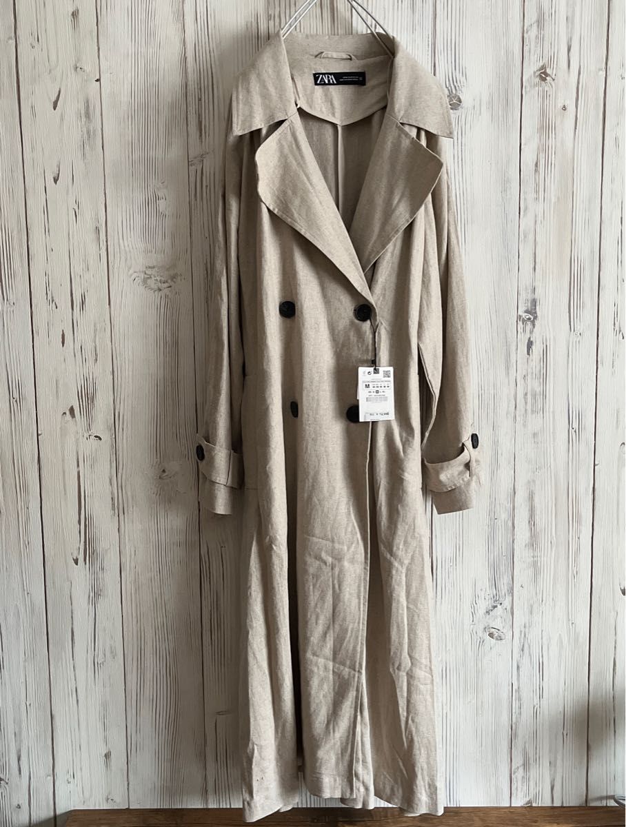 新品 ZARA ザラ リネントレンチ ロングコート|Yahoo!フリマ(旧 新品 ZARA ザラ リネントレンチ ロングコート|Yahoo!フリマ(旧