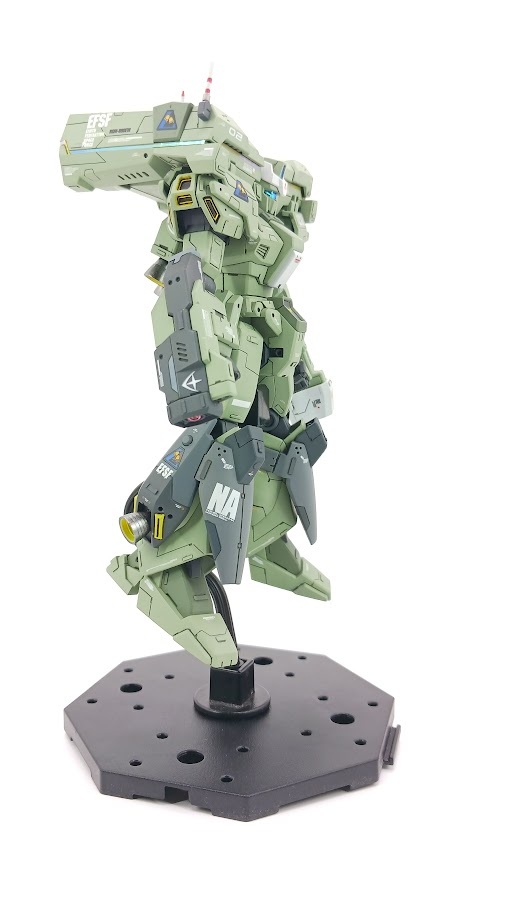 HGUC 1/144 RGM-89DEW EWACje gun has painted final product [ display base ] attaching 