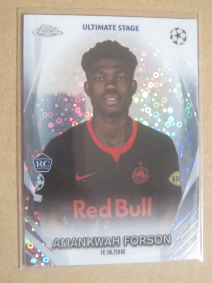 2023-24 TOPPS UEFA CLUB COMPETITIONS ULTIMATE STAGE CHROME AMANKWAH FORSON RC_画像1