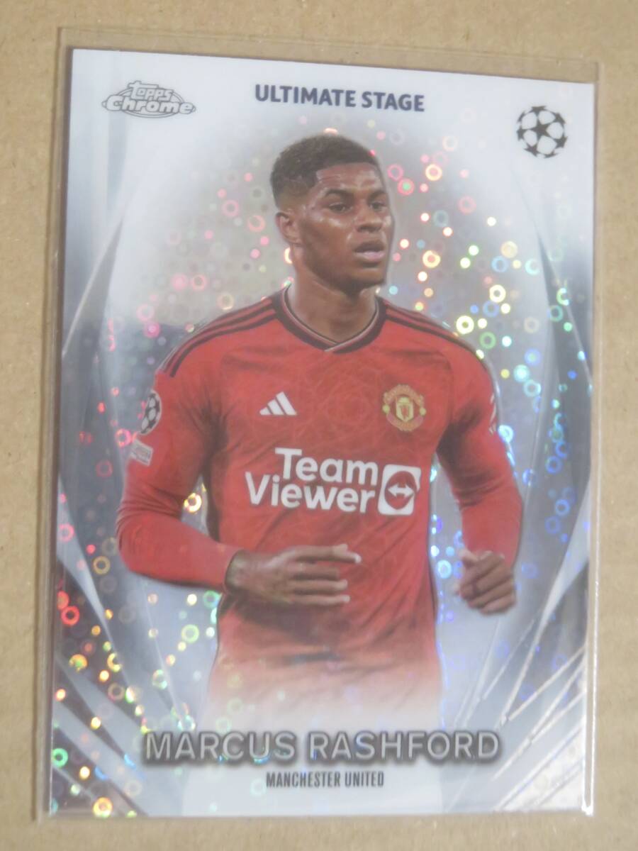 2023-24 TOPPS UEFA CLUB COMPETITIONS ULTIMATE STAGE CHROME MARCUS RASHFORDの画像1