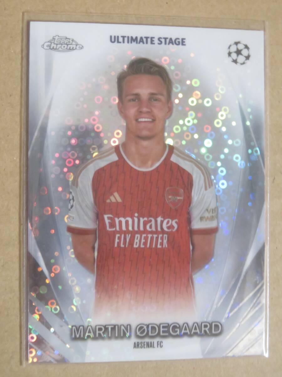 2023-24 TOPPS UEFA CLUB COMPETITIONS ULTIMATE STAGE CHROME MARTIN ODEGAARDの画像1