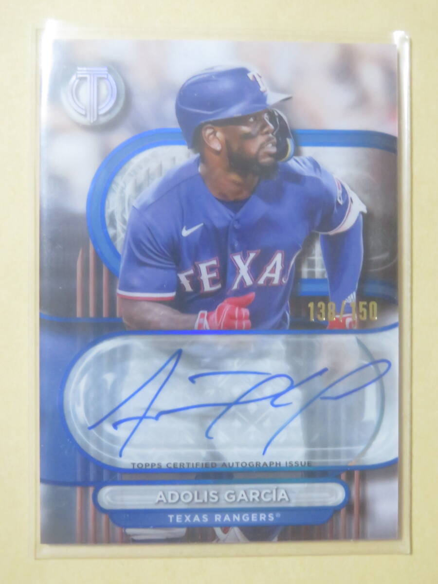 2024 TOPPS TRIBUTE 直筆サイン 直書き ADOLIS GARCIA 138/150の画像1