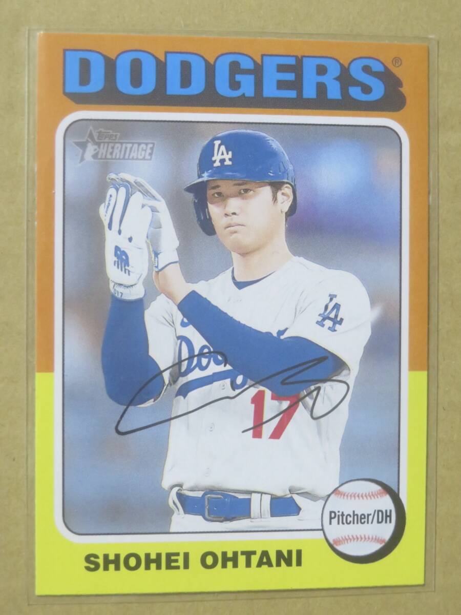 2024 TOPPS HERITAGE 大谷翔平 LOS ANGELES DODGERSの画像1