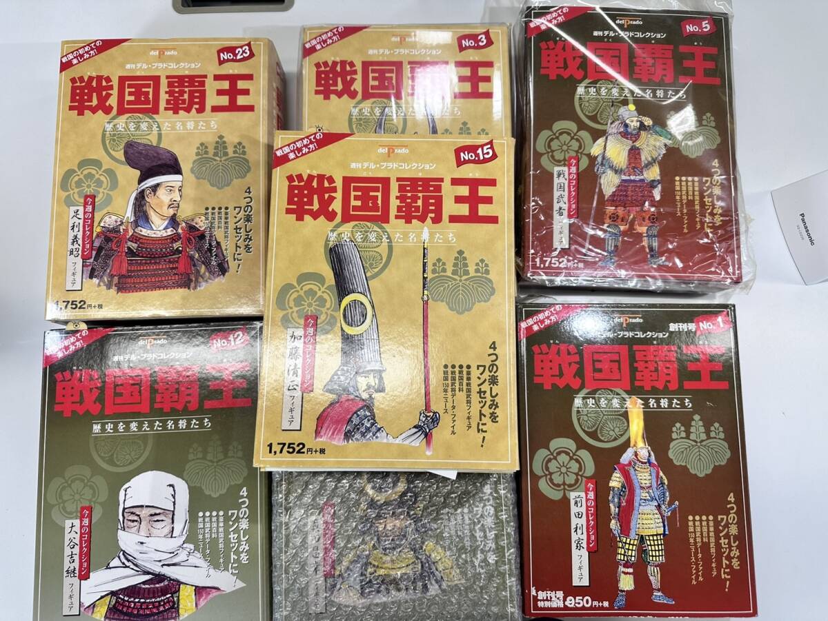  【1円スタート・レア品】 戦国覇王 フィギュア 開封済 全75種 コンプリート バインダー 未開封 フィギュア 7種 セット 戦国武将の画像5