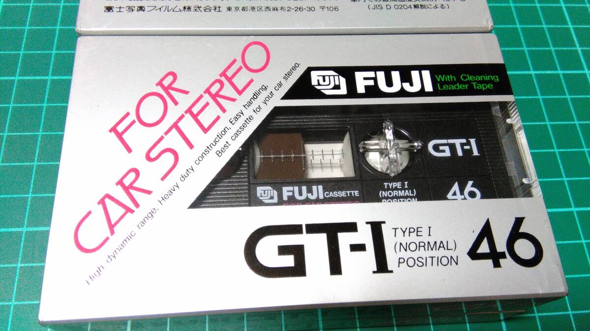 富士フイルム FUJI GT-I 46 カセット テープ HD Mechanism FOR CAR STEREO 未開封 4本セット の画像3