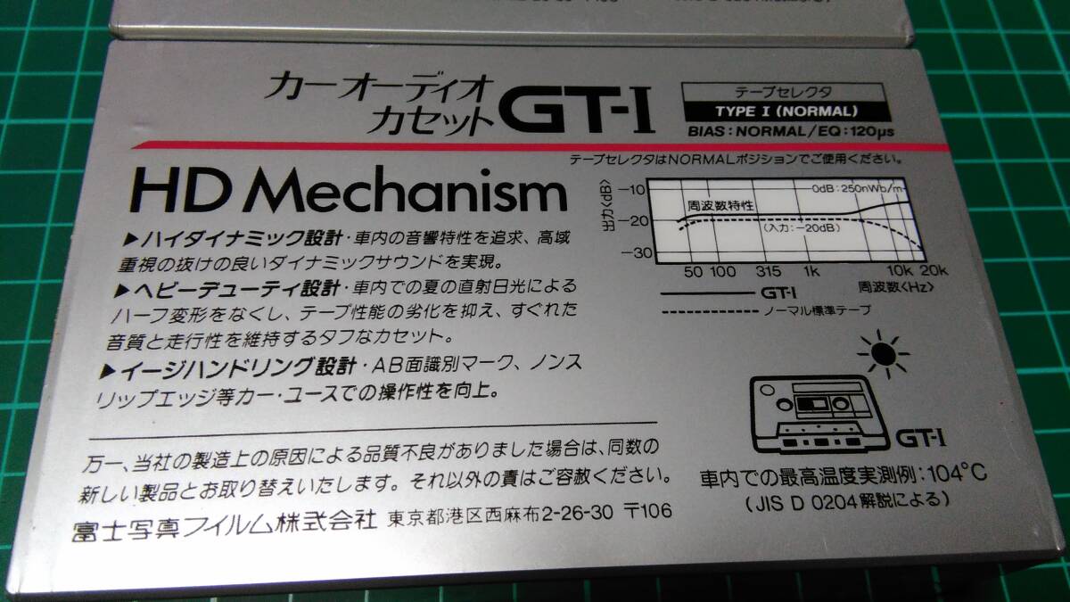 富士フイルム FUJI GT-I 46 カセット テープ HD Mechanism FOR CAR STEREO 未開封 4本セット の画像4
