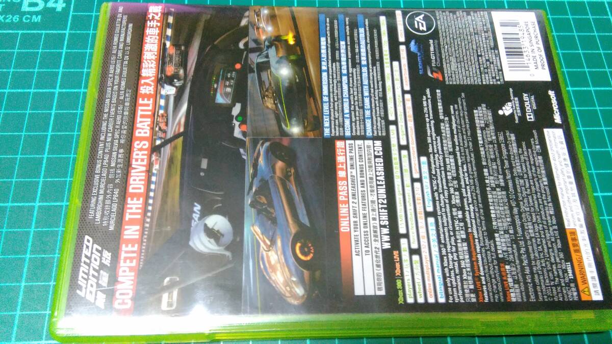 XBOX360 ◆Shift 2 Unleashed Need for Speed 海外版_画像2