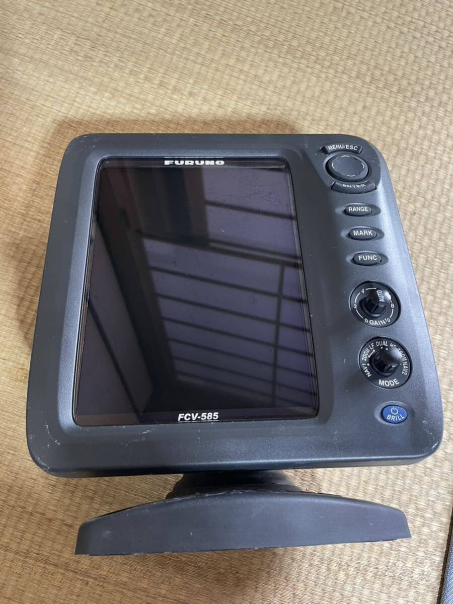 フルノ 魚探 FCV-585 中古ジャンク品_画像1