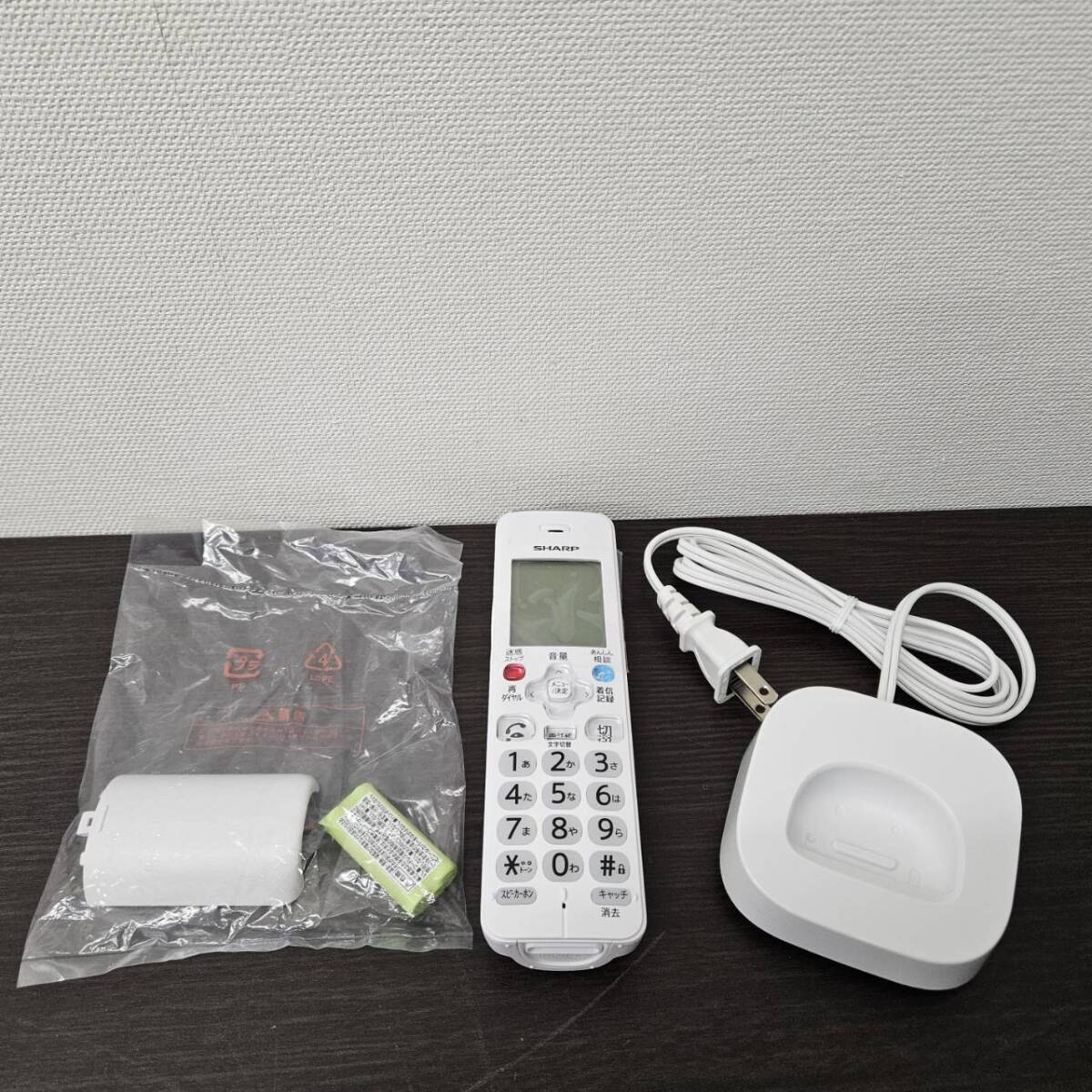送料600円~ 未使用 SHARP JD-KT520 シャープ 子機 S/N:2S05824Y