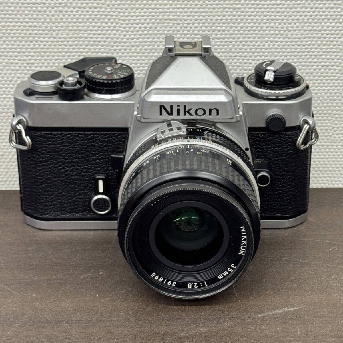 送料600円～ ジャンク 動作未確認 Nikon ニコン 35mm 1:2.8 一眼レフ カメラ 製造番号3215229の画像2