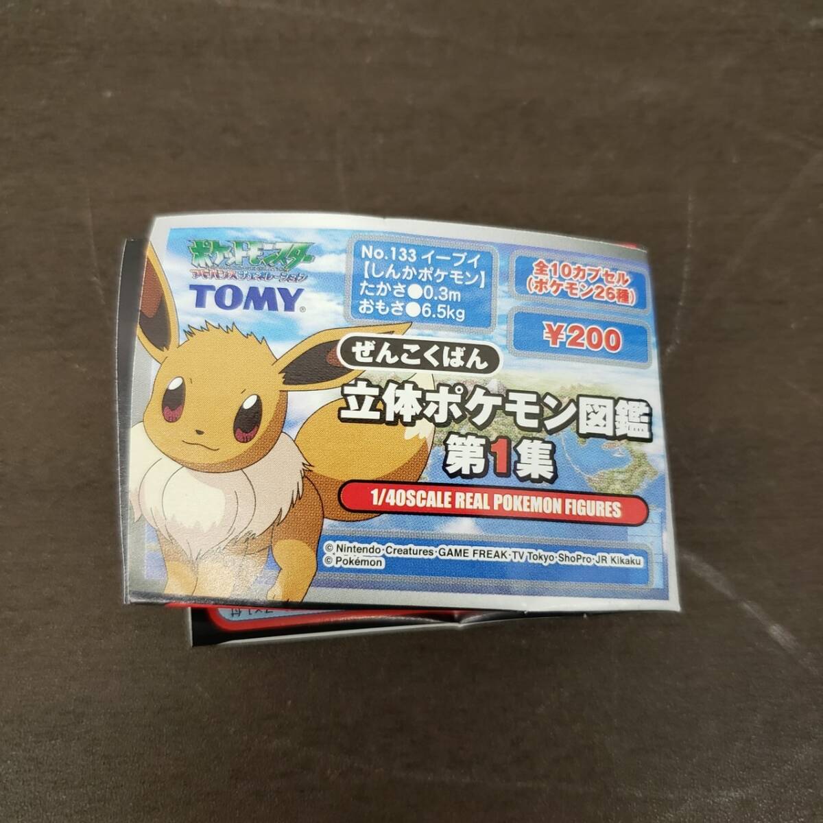 未開封 TOMY トミー ポケットモンスター アドバンスジェネレーション 立体ポケモン図鑑 第1集 デルビル ヘルガー フィギュアの画像7