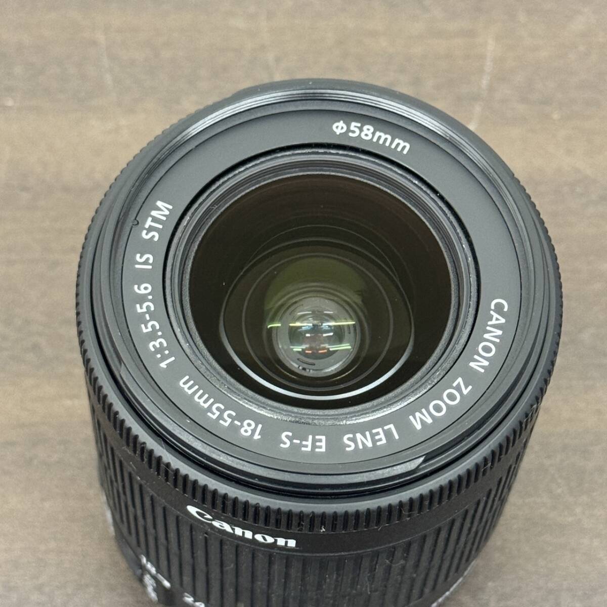 送料580円～ 動作未確認 Canon キャノン ZOOM LENS EF-S 18-55mm 1:3.5-5.6 IS STM φ58mm 一眼レフ カメラレンズ 製造番号478204048277の画像2
