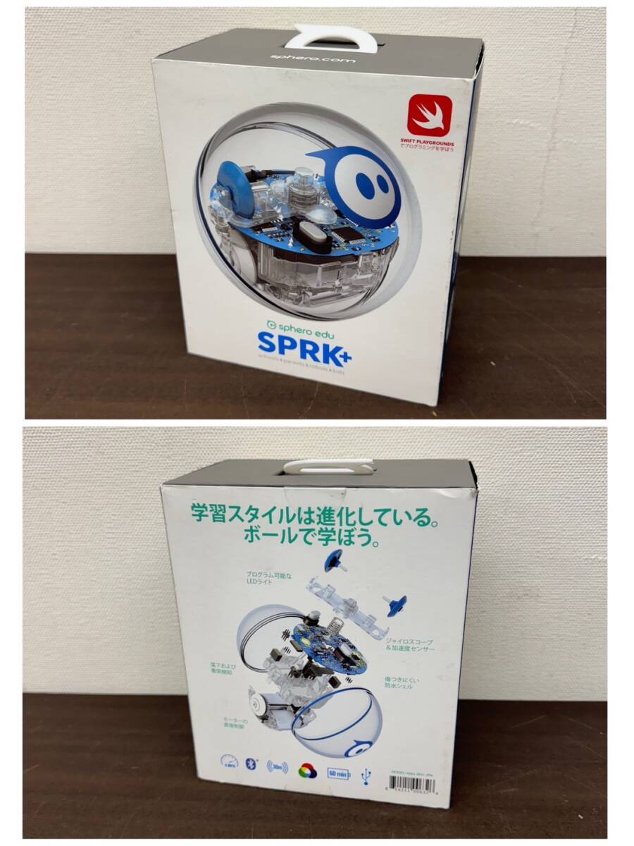 送料600円～ ジャンク 通電のみ確認済み sphero edu SPRAK+ プログラミングロボット ボール K001