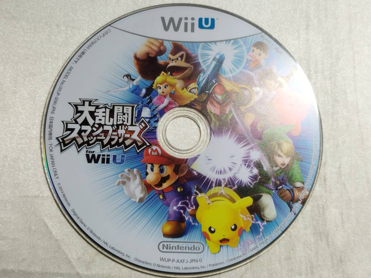 【中古品/欠品有り】 WiiUソフト 大乱闘スマッシュブラザーズ for WiiU 説明書欠品_画像4