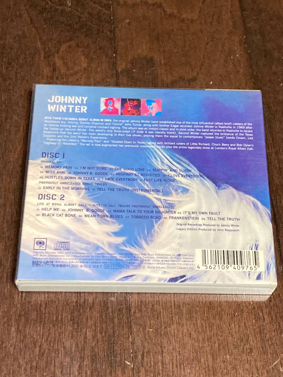 Johnny Winter CD ジョニー・ウィンター 「Second Winter」Legacy Editionの画像2