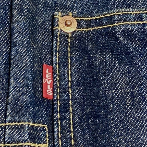 ■リーバイス/LEVI'S■90s 日本製 1st大戦モデル 71506XX ビンテージ復刻 デニムジャケット/ジージャン 36 ビッグE 506XXヴィンテージ復刻の画像3