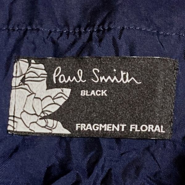 送料230円～■ポールスミス ／Paul Smith BLACK ■ウールシルク薄手素材 ノータック パンツレディース 大きめサイズ 48L ウエスト78~82の画像3