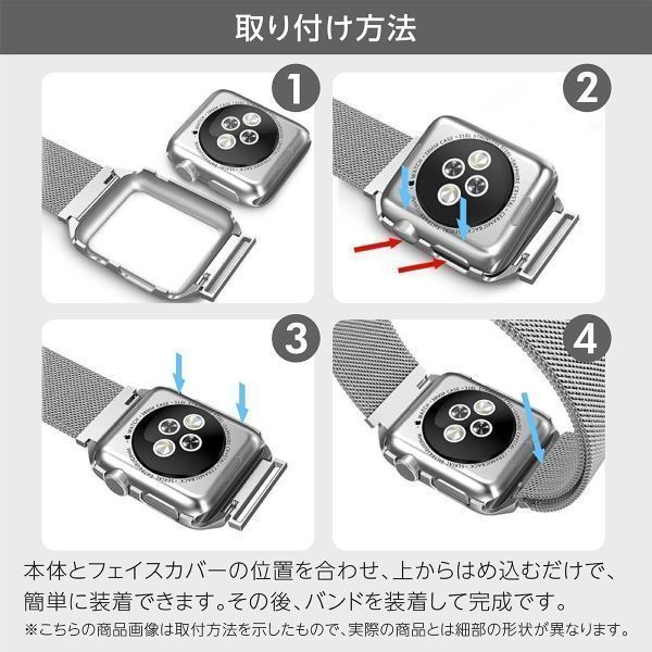 259パープル 40mm/ アップルウォッチ バンド Apple Watch シリーズ Series9 ultra 8 7 6 5 4 SE ステンレス 49 45 44 42 41 40 38 mm_画像6