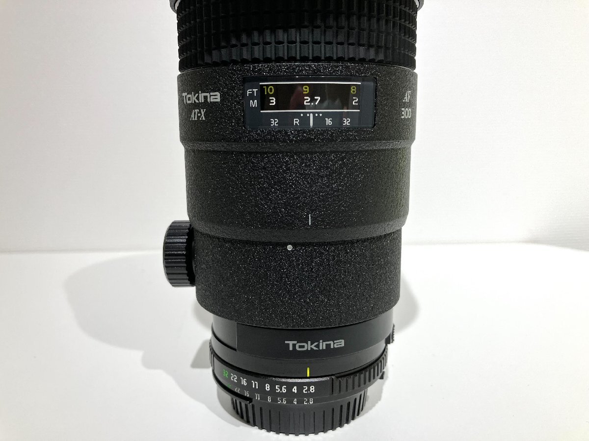 【S39024】Tokina　AT-X　AF300　300mm　1:2.8　レンズ　ケース・カバー付　経年保管品　現状品　※動作未確認のためジャンク品扱い※_画像8