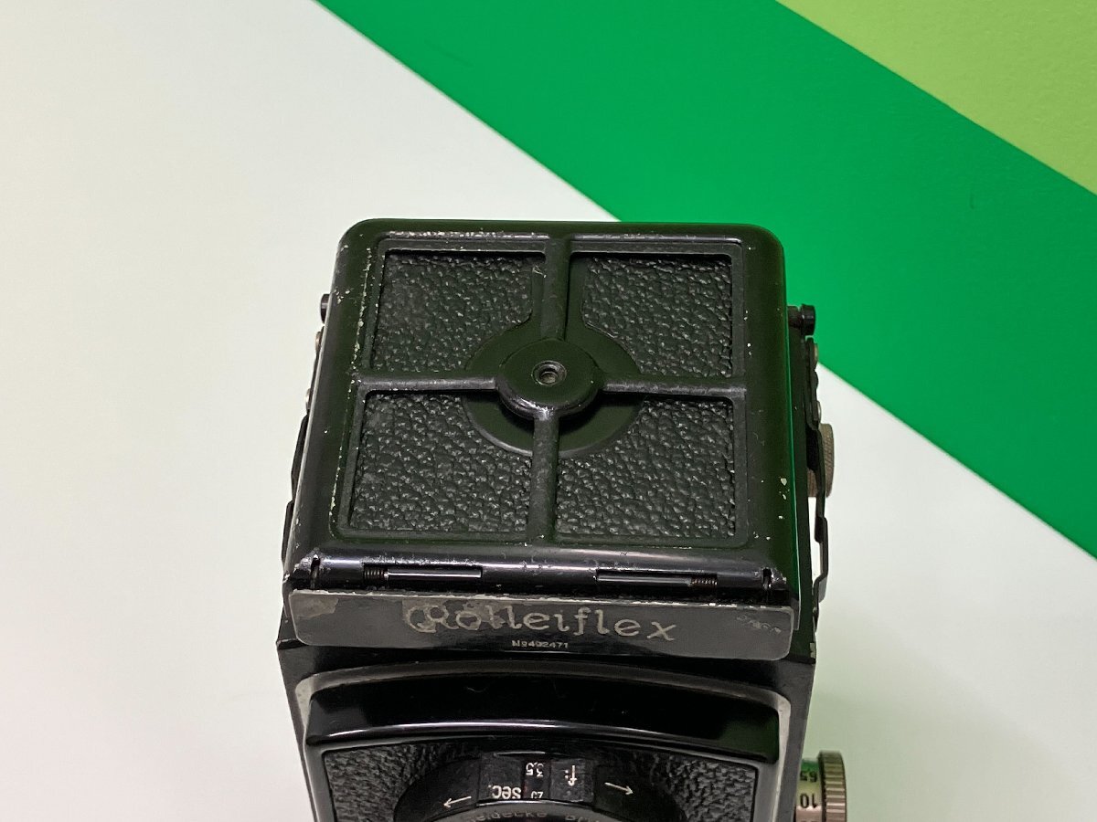 【U35637】ROLLEIFLEX ローライフレックス ROLLEI ローライ 二眼レフカメラ COMPUR 動作未確認の為ジャンク扱い 中古品