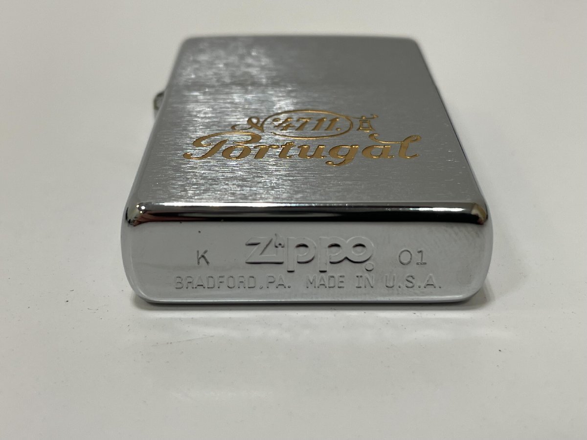 【M67638】中古 ZIPPO ジッポ Portugal ポルトガル ライター 火花OK アンティーク コレクション 現状品の画像7