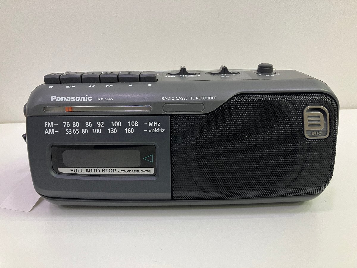 【D71215】PANASONIC ラジオカセットレコーダー RX-M45 現状品_画像2