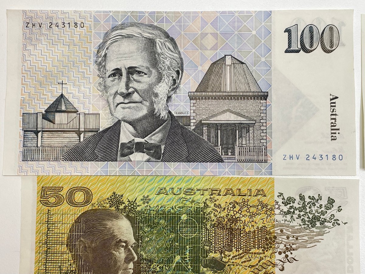 【U42833】オーストラリア紙幣 185ドル分、他、硬貨もまとめての画像7
