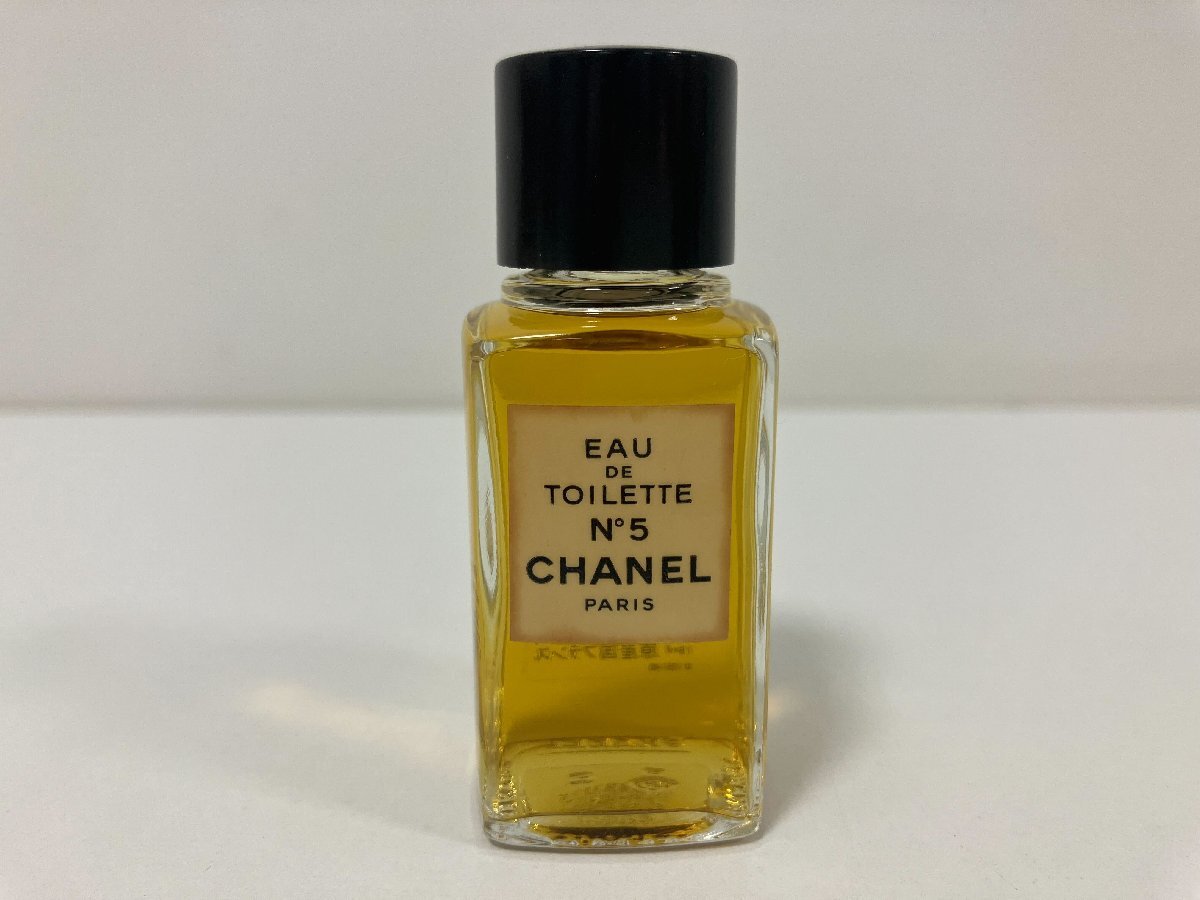 【C65924】CHANEL　No5　シャネル　EAU DE TOILETTE　オードゥ トワレット　19ml　ほぼ満量　【中古品】_画像1