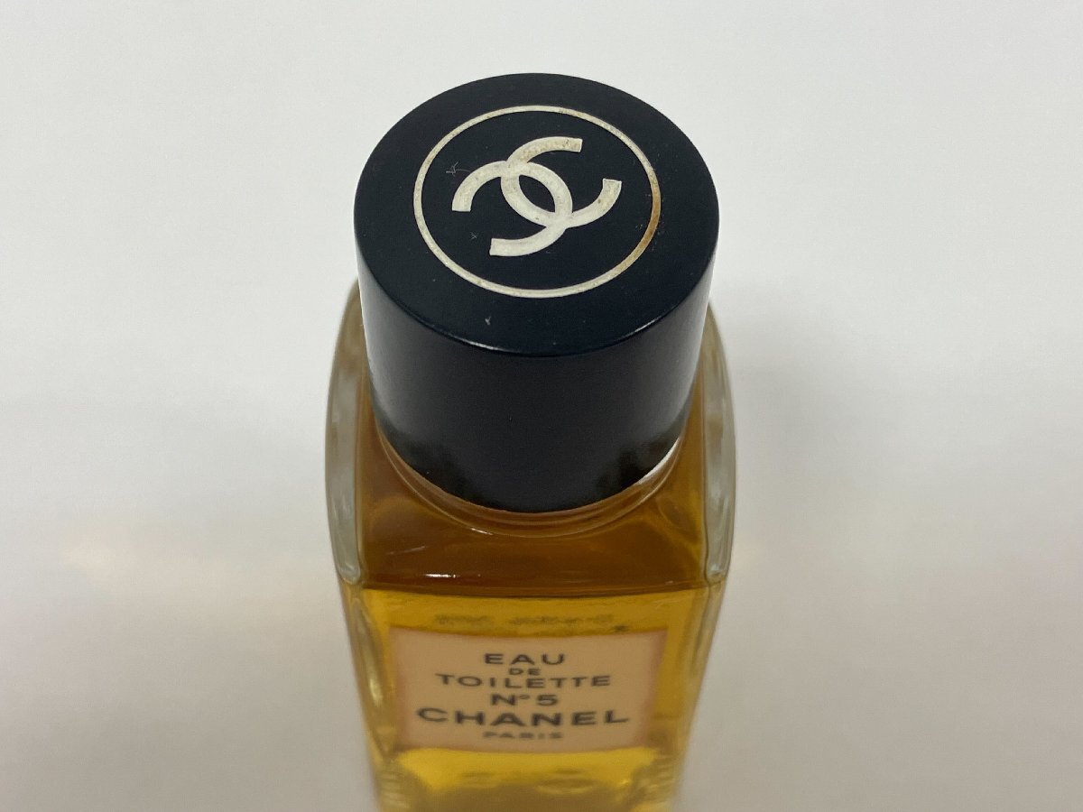 【C65924】CHANEL　No5　シャネル　EAU DE TOILETTE　オードゥ トワレット　19ml　ほぼ満量　【中古品】_画像3