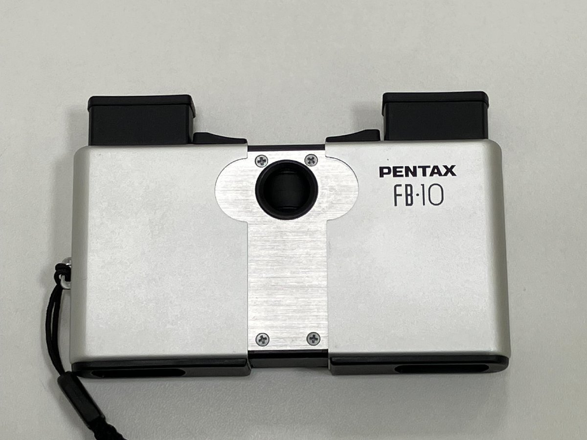 【J72250】PENTAX ペンタックス 双眼鏡 オペラグラス フラビーノ FB-10 超薄型 ケース付 外観良好 動作未確認の為ジャンク扱い 中古品の画像2