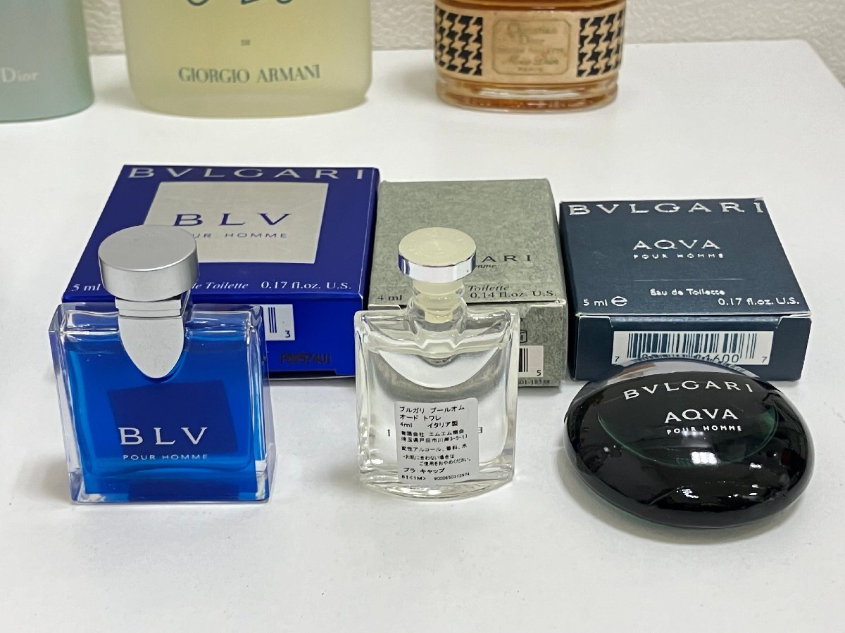 【J80927】香水 おまとめ Christian Dior BVLGARI ティファニー その他 総本数11本 長期保管品の画像3
