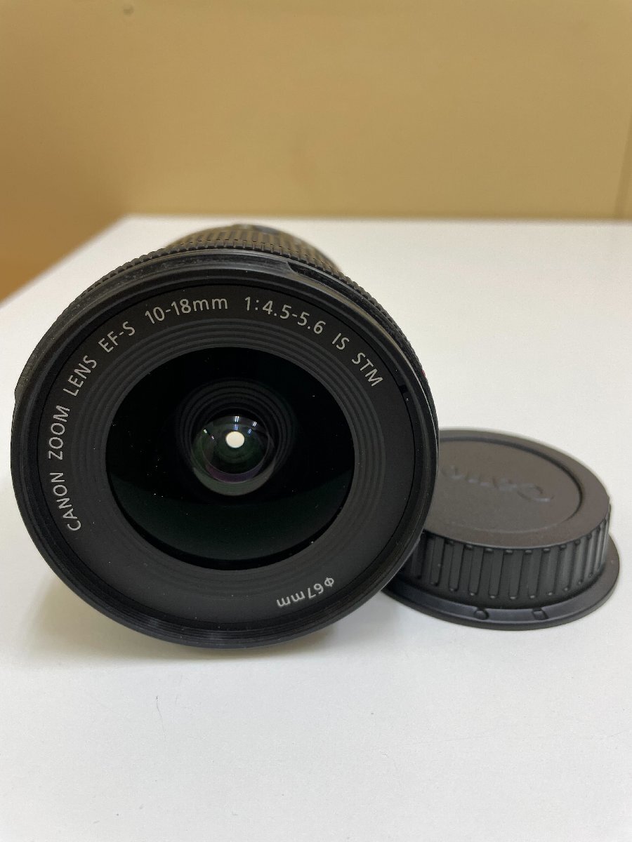 【B53907】Canon キャノン ZOOM LENS EF-S 10-18mm 1:4.5-5.6 IS STM レンズ 動作未確認 現状品 ジャンク品の画像3