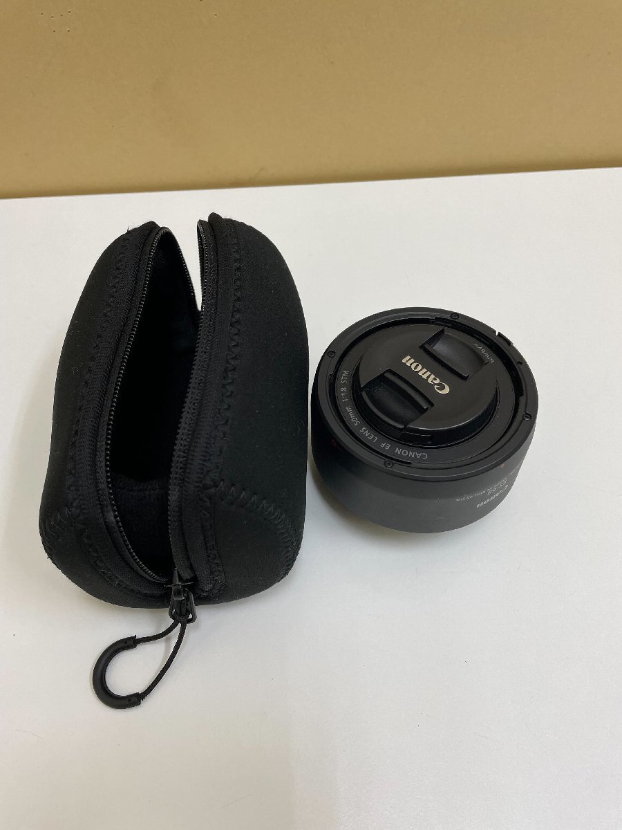 【B53914】Canon キャノン EF LENS 50mm 1:1.8 STM レンズ 動作未確認 現状品 ジャンク品_画像1