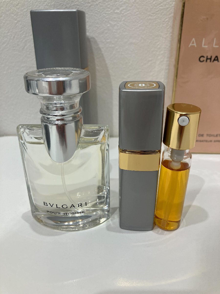 【O65757】香水 おまとめ CHANEL BVLGARI GIVENCHY 他 8本セット おまけ付（CHANEL石鹸）の画像6