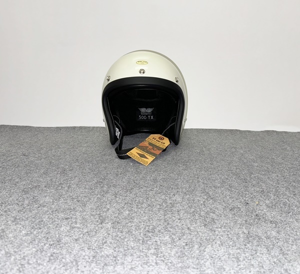 ジェットヘルメット 4XL 500-TX 500TX ビンテージ BELL レプリカ アイボリー　_画像1