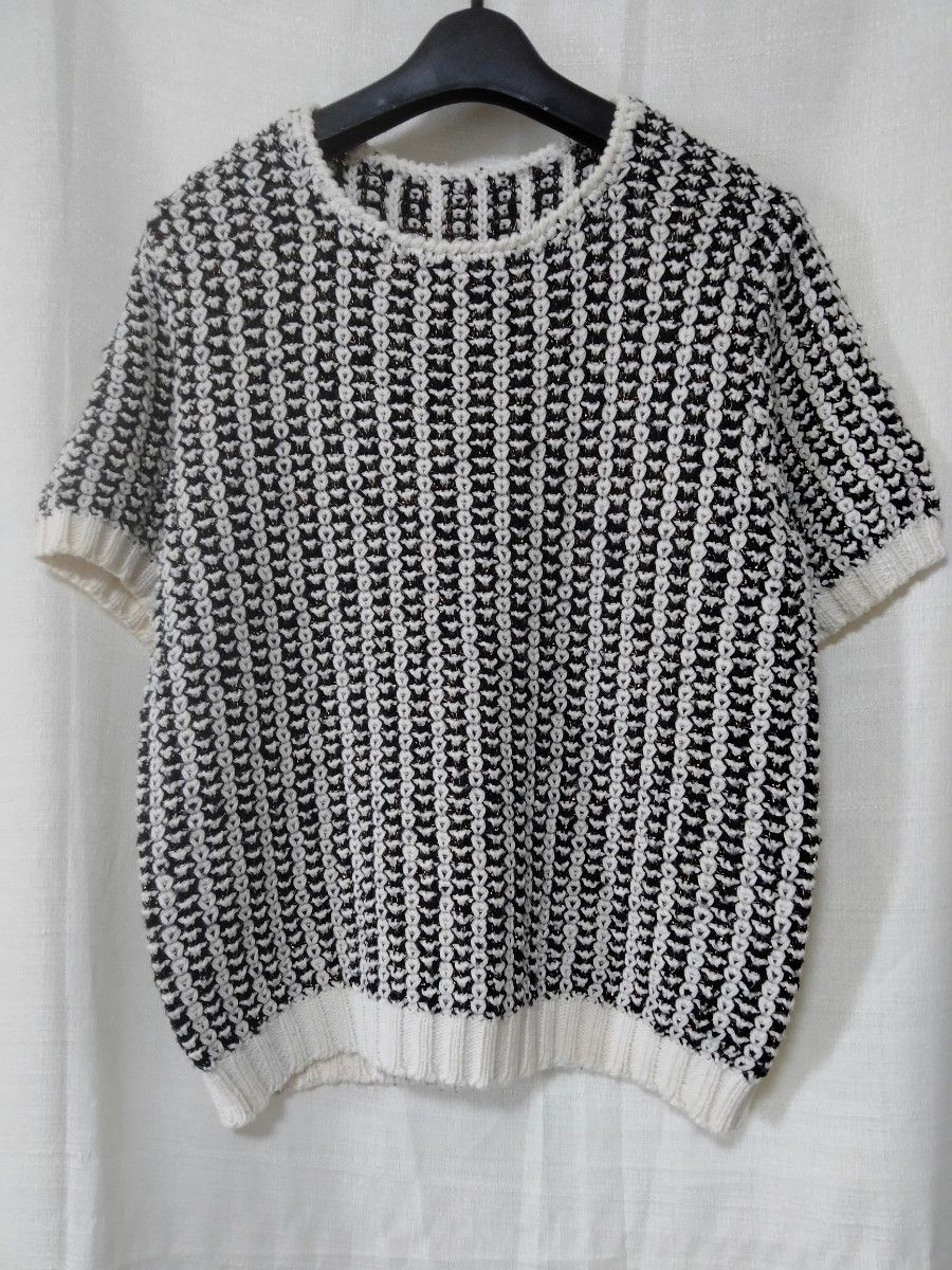 手編み風　サマーセーター