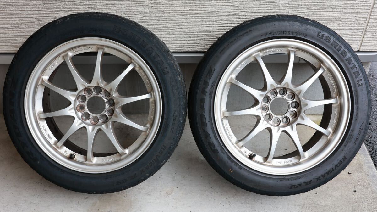 【中古】RAYS ボルクレーシング CE28N 16×7.5J+46 5H PCD100 4本セット (検索) VOLK RACINGの画像6