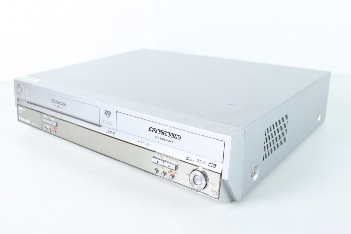 【動作OK】Panasonic DMR-E75V パナソニック DVDレコーダー VHS 2004年製 コード欠品 家庭 鑑賞 ビデオ 003JLLJH79_画像1