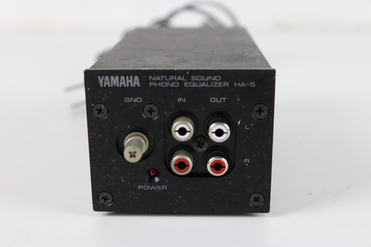 【動作未確認】YAMAHA HA-5 NATURAL SOUND PHONO EQUALIZER ヤマハ フォノイコライザー 音響機材 周波数 005JSHJH33の画像4