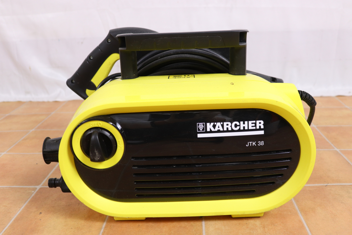 ★【動作OK】KARCHER JTK38 ケルヒャー 高圧洗浄機 家庭用高圧洗浄機 洗車 掃除 高圧 ホース付き 008JYKJH50の画像3