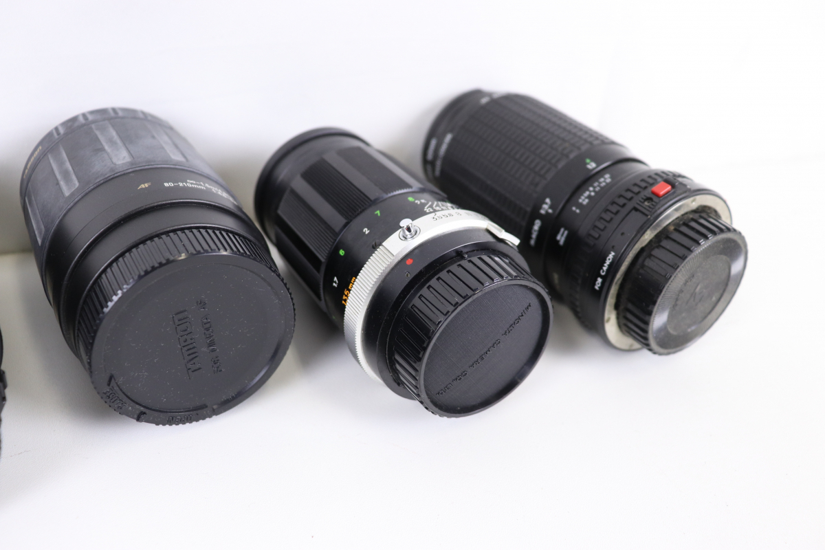 カメラ レンズ まとめ Canon Panasonic Nikon National Kenko Revio PETRI minolta SIGMA 005JNCJL02の画像3