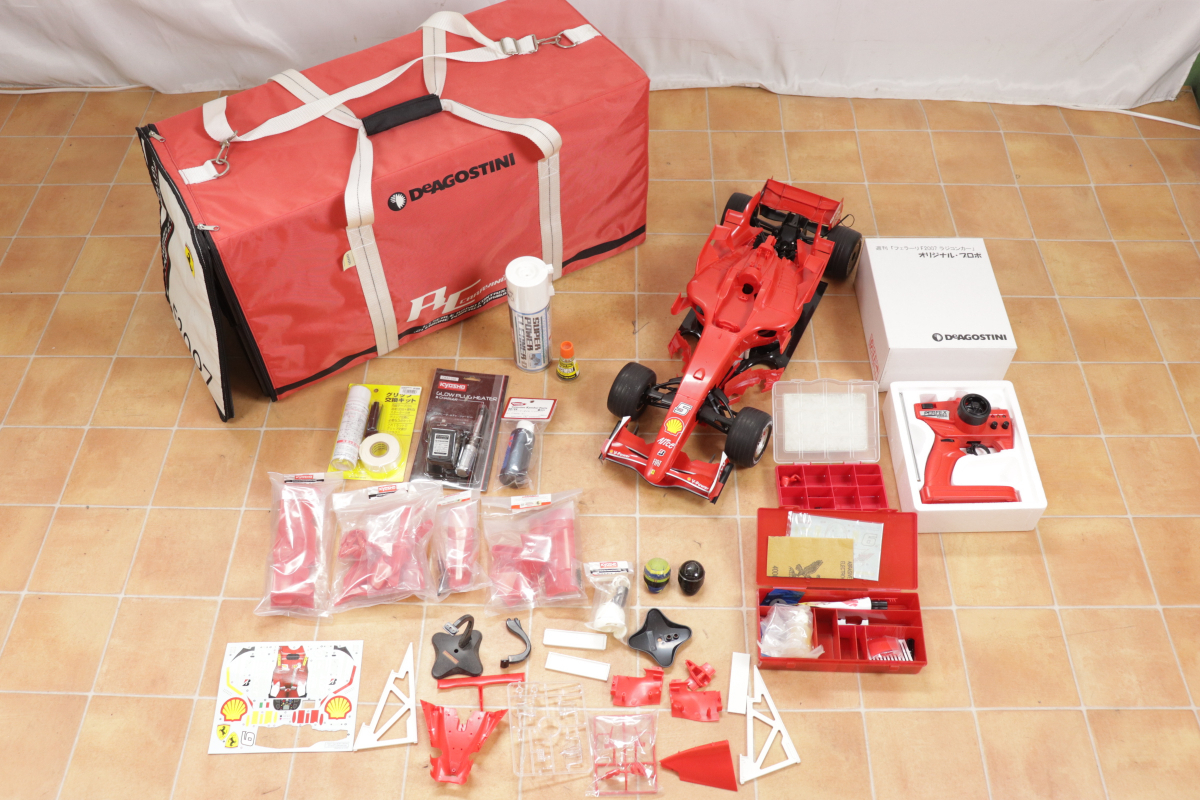 *[ Junk ]DeAGOSTINI POTENZA Bridgestone tia Goss tea niF2007 Ferrari F1 back attaching parts hobby 015JJMJH85