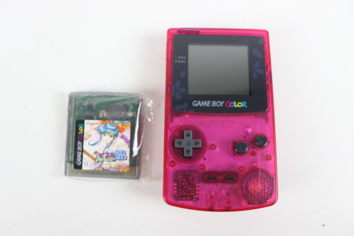 ★【動作未確認】Nintendo GAMEBOY COLOR GCB-001 サクラ大戦GB ゲームボーイカラー チェリーピンク ゲーム レトロ 025JIFJH10