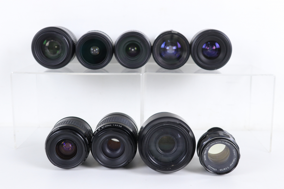 レンズ 撮影道具 まとめ Canon TAMRON MINOLTA PENTAX Nikon 三脚 ライト フィルター オートフォーカス 写真 趣味 005JLFJH19